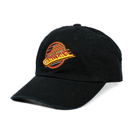 Vancouver Canucks Skate - American Needle NHL Vintage Blue Line Adjustable Hat OSFM / Black - The Hockey Shop