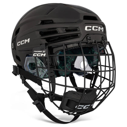 CCM FTW Helmet / Cage Combo Black / M/L - The Hockey Shop