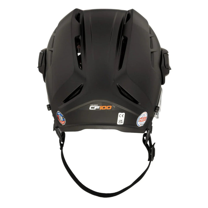 ca 100 motorcycle helmet Warrior Covert CF 100 Hockey Helmet - Matte Black