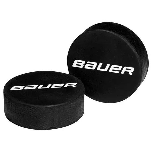 Bauer Game Hockey Puck Black 6oz 100/pack | TheHockeyShop.com