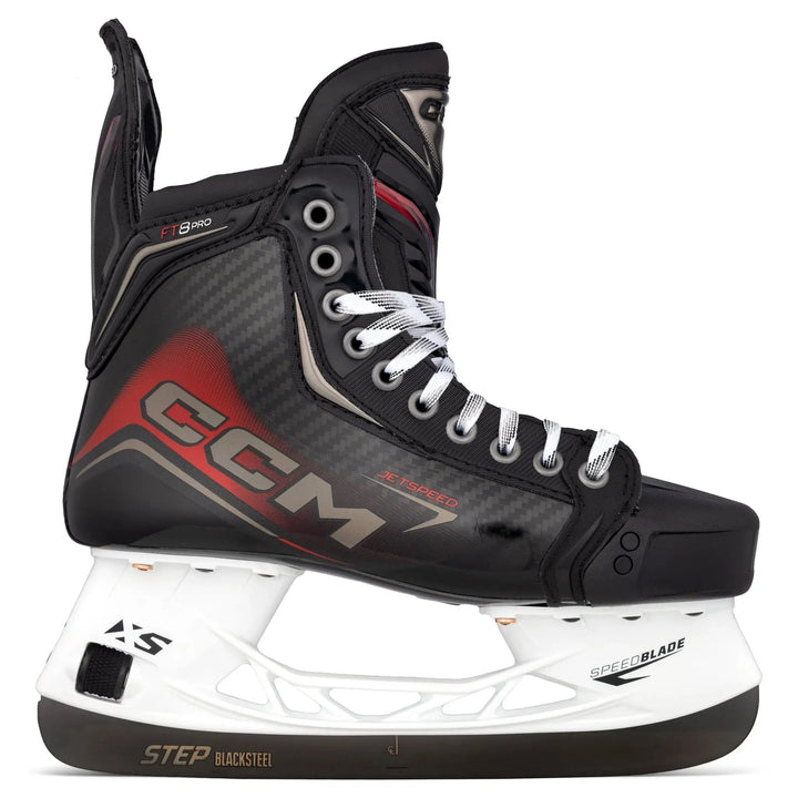 CCM FT8 PROサイズ13 赤黒 CCM Jetspeed FT8 Pro Junior Hockey Gloves | HockeyMonkey