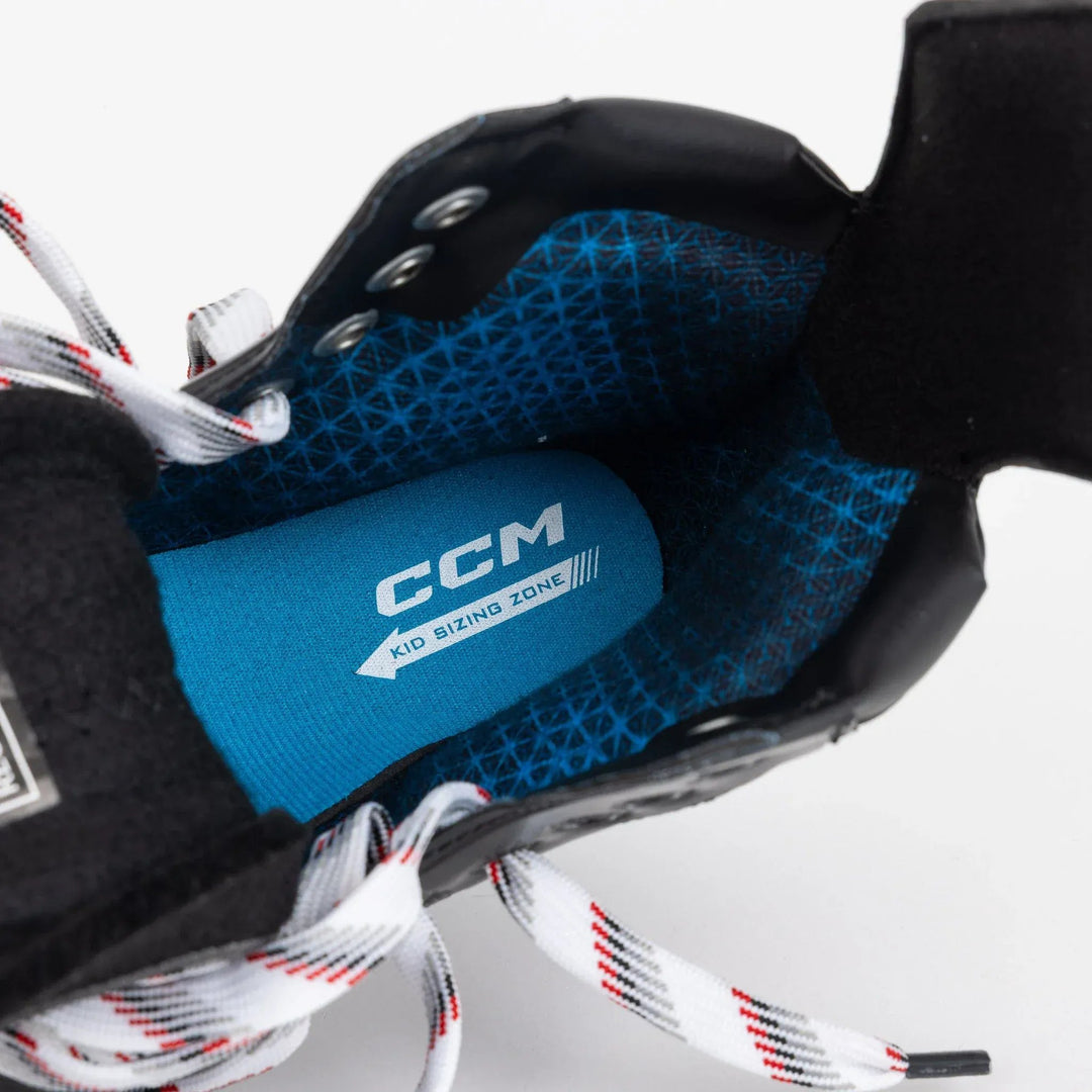 CCM Jetspeed FT8 Pro Youth Hockey Skates - Step Steel