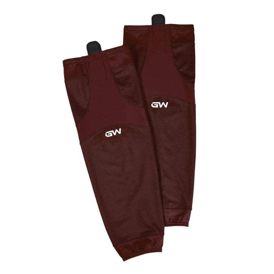 GameWear SK6500 Single Tone Practice Socks - Maroon 18" / Maroon - The Hockey Shop