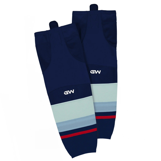 GameWear SK8500 Pro Sock - Seattle Kraken Home 22" - The Hockey Shop