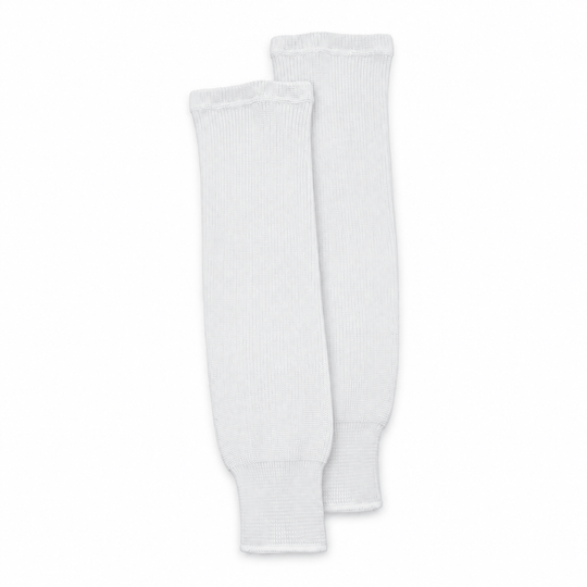 K-Rebel Knit Hockey Socks - White 21" - The Hockey Shop
