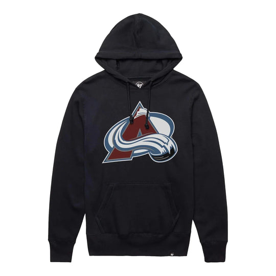 47 Brand Imprint Headline Pullover Mens Hoody - Colorado Avalanche Black / L - The Hockey Shop