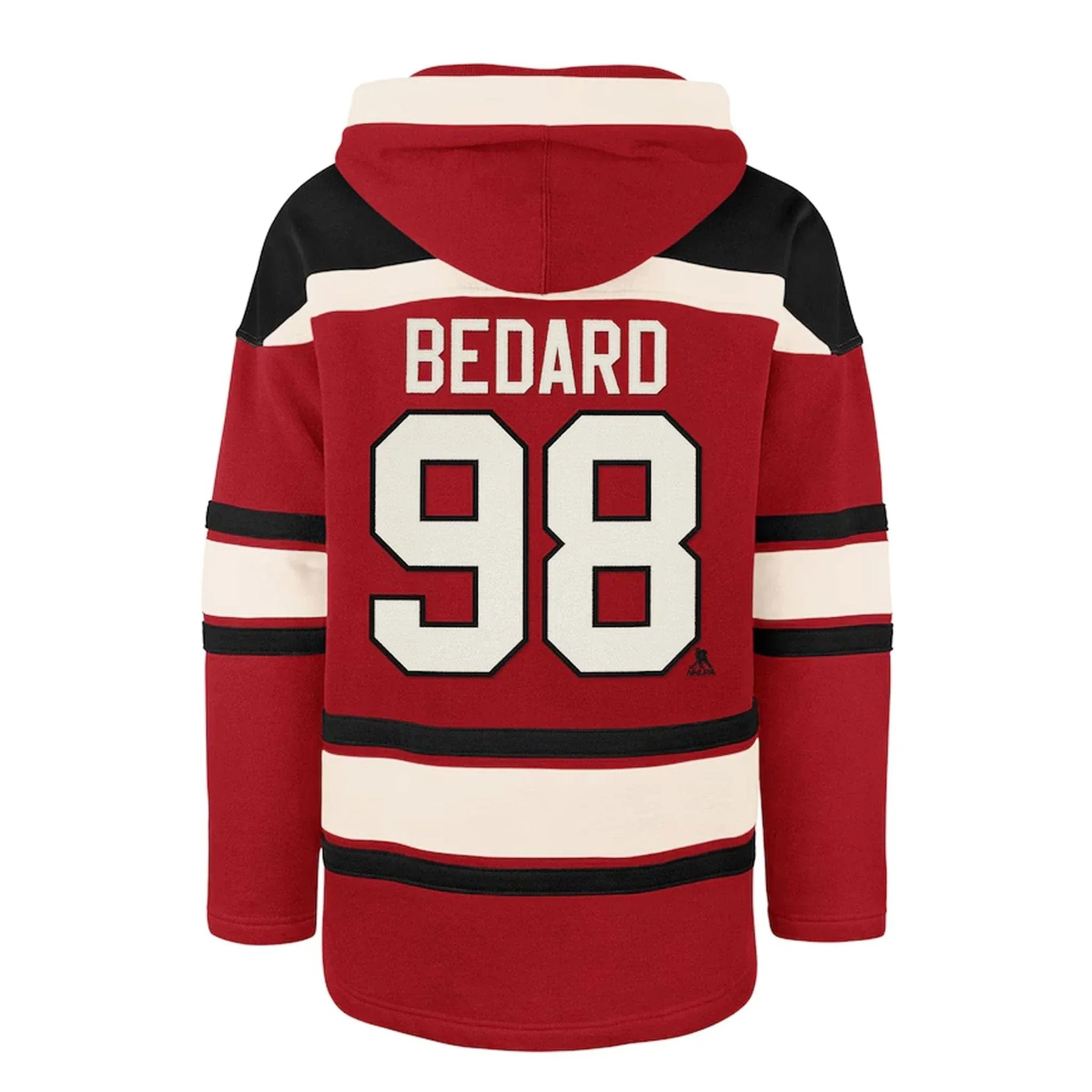 47 Brand NHLPA Lacer Fleece Mens Hoody - Chicago Blackhawks Connor