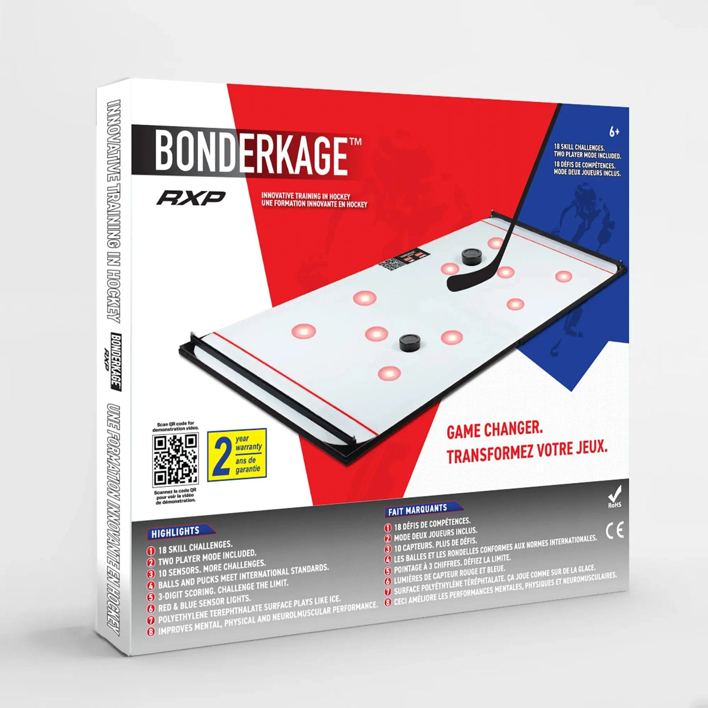 Bonderkage RXP Game Changer Innovative Hockey Trainer - TheHockeyShop.com