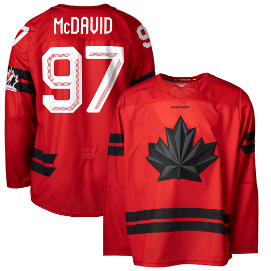 Bauer Hockey Canada Olympic Replica Senior Jersey Red - Connor McDavid L - The Hockey Shop