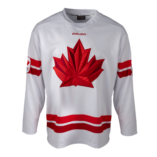 Bauer Hockey Canada Olympic Senior Jersey - White M / White - The Hockey Shop