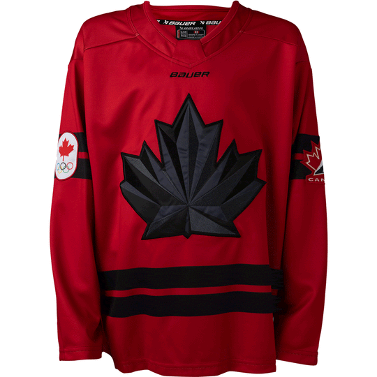 Bauer Hockey Canada Olympic Youth Jersey - Red S/M / Red - The Hockey Shop