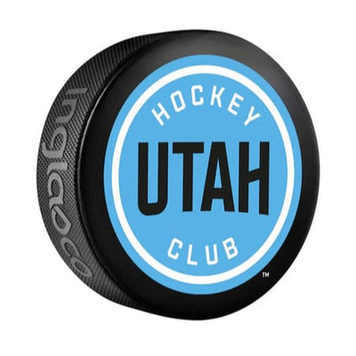 Inglasco Hockey Pucks Inglasco NHL Basic Logo Hockey Puck - Utah Hockey Club Black / 6oz - TheHockeyShop