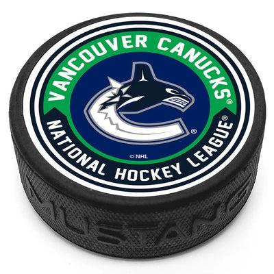 Mustang NHL Arrow Hockey Puck - Vancouver Canucks - TheHockeyShop.com