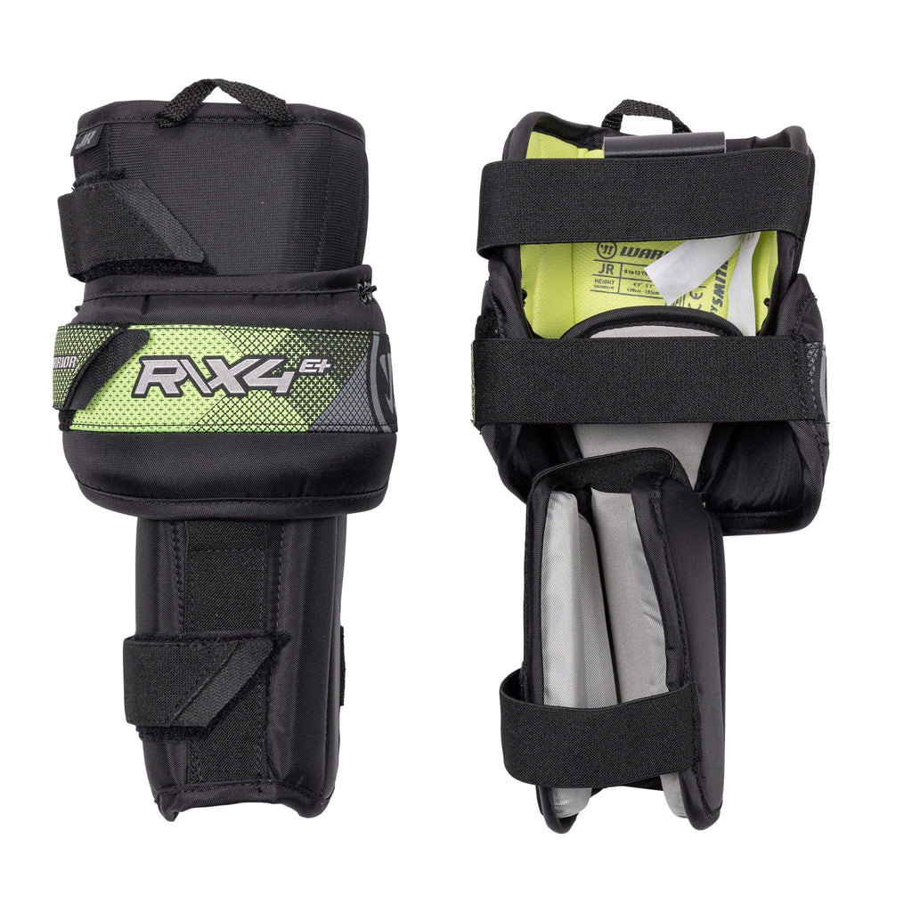 Warrior Ritual X4 E+ Junior Goalie Knee Pads | TheHockeyShop.com Warrior Ritual X4 E+ Junior Goalie Knee Pads | TheHockeyShop.com