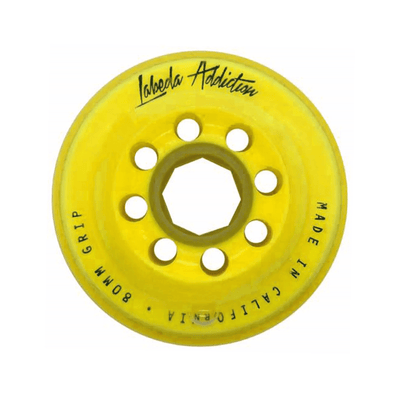 Labeda Addiction Roller Hockey Wheels - Yellow (76A) - TheHockeyShop.com