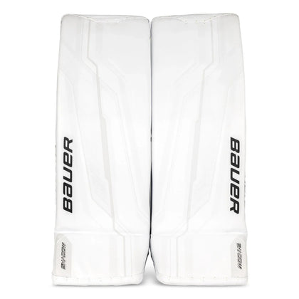 Bauer Supreme Shadow Senior Goalie Leg Pads White / M - The Hockey Shop
