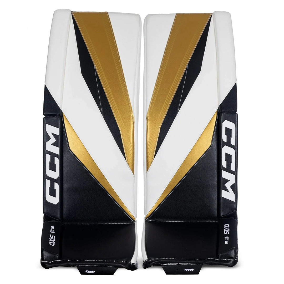 CCM Axis F9 Senior Goalie Leg Pads - SDC | TheHockeyShop.com