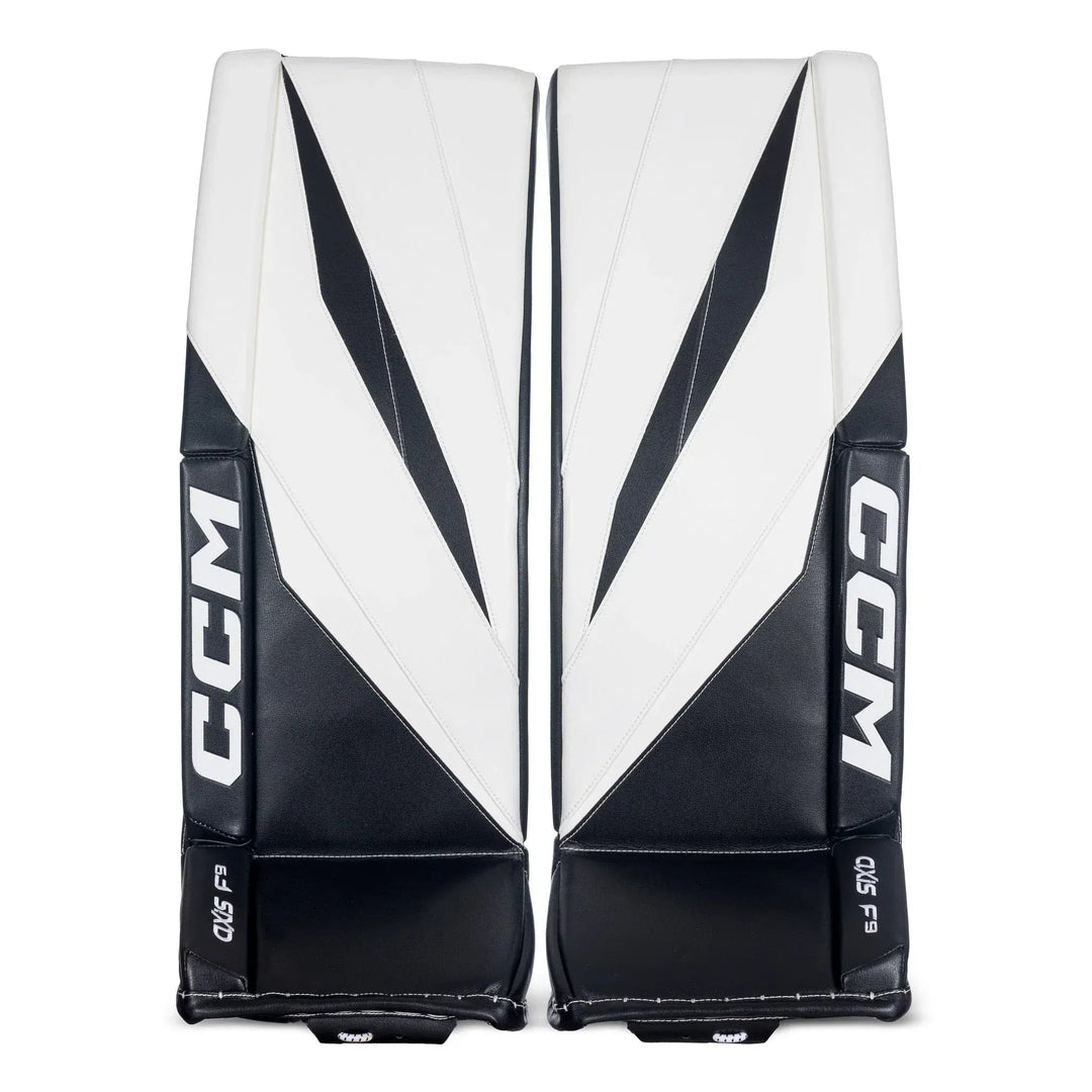 CCM Axis F9 Senior Goalie Leg Pads - SDC | TheHockeyShop.com