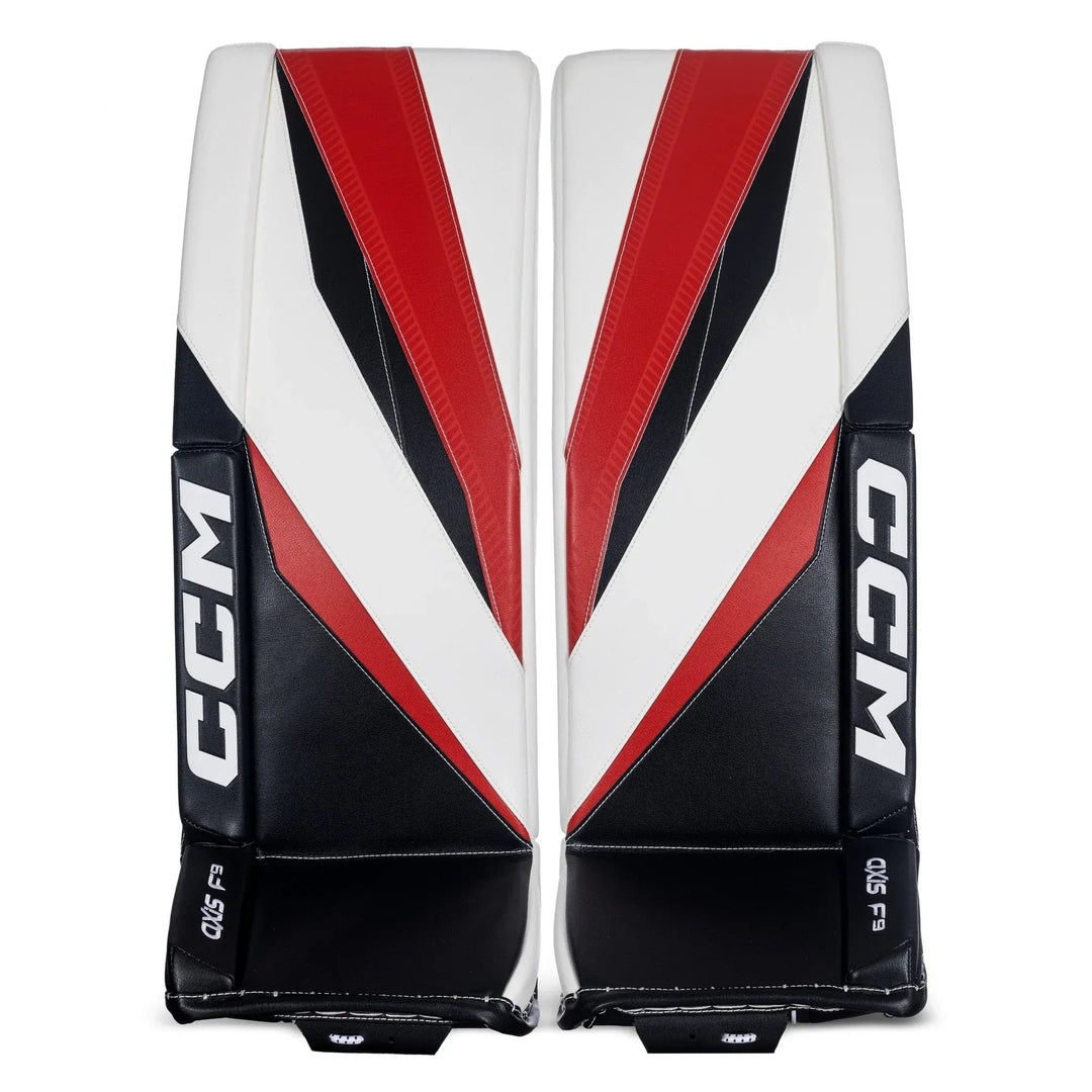 CCM Axis F9 Senior Goalie Leg Pads - SDC | TheHockeyShop.com