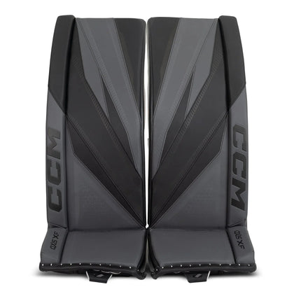 CCM Axis XF Senior Goalie Leg Pads Black / 34+1 - The Hockey Shop