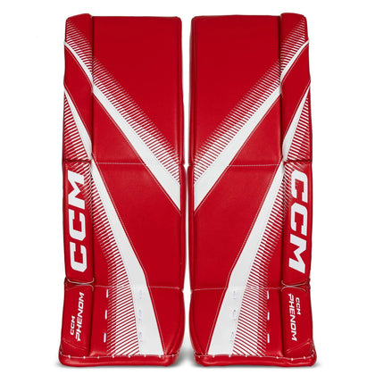 CCM Phenom Junior Goalie Leg Pads Detroit Red Wings / 28+1 - The Hockey Shop