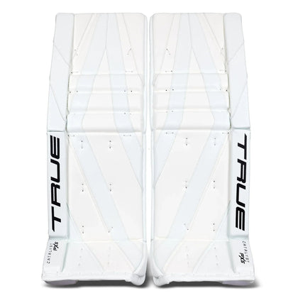 TRUE Catalyst PX5 Senior Goalie Leg Pads - Domestic White / 34+2 - The Hockey Shop