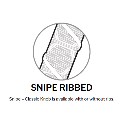 Lizard Skins Rubber Hockey Grip - Snipe Ribbed Classic Knob - TheHockeyShop.com