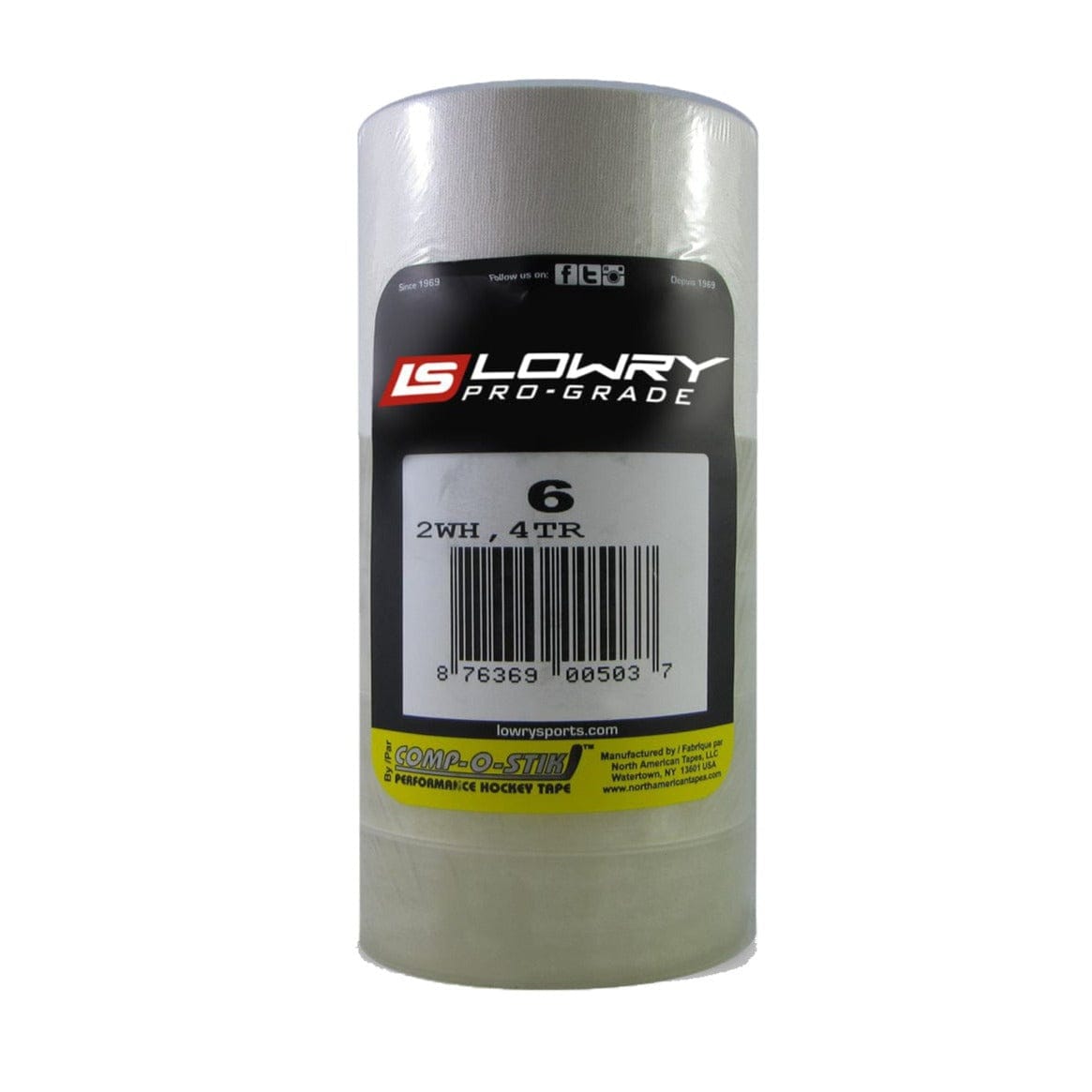Lowry Sports Hockey Tape Mix Pack - 2 White & 4 Sock - The Hockey Shop Source For Sports