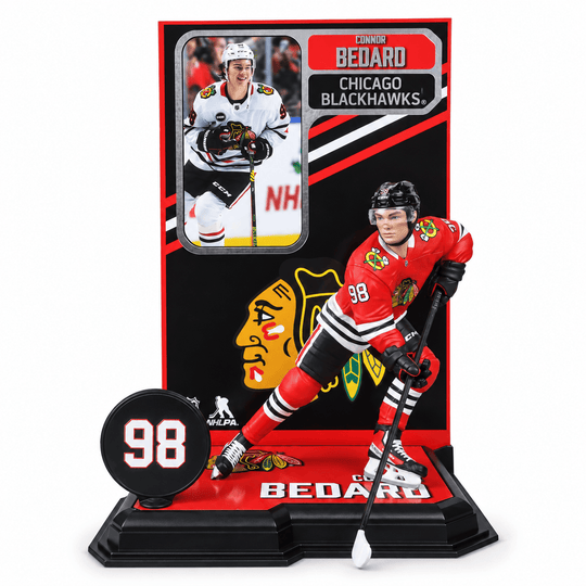 McFarlane NHL SportsPicks Player Figure - Chicago Blackhawks Connor Bedard Winter Classic 7" - The Hockey Shop