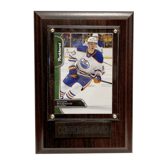 NHL Plaque w/Card - Connor McDavid 4"x6" - The Hockey Shop
