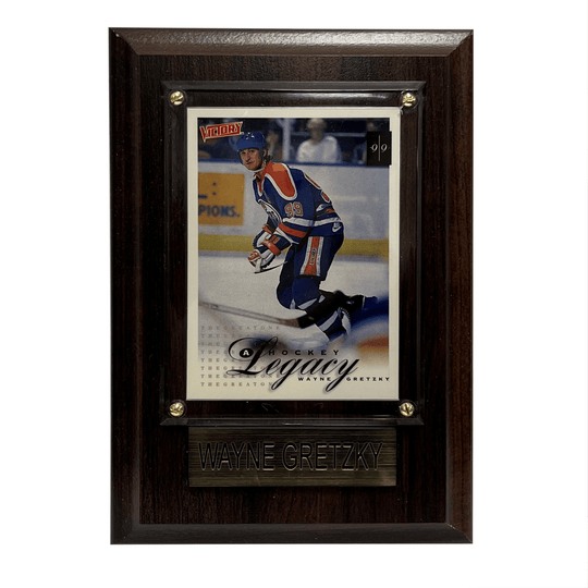 NHL Plaque w/Card - Wayne Gretzky 4"x6" - The Hockey Shop