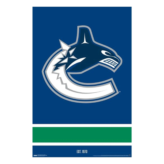 NHL Vancouver Canucks Logo 21 Poster 22"x34" - The Hockey Shop