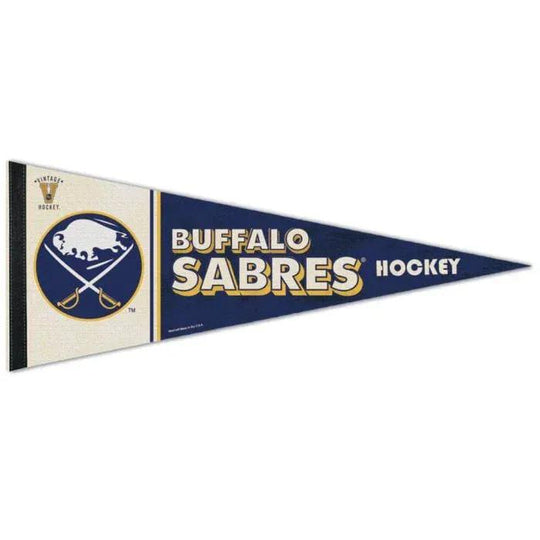 Wincraft NHL Vintage Premium Pennant - Buffalo Sabres 12" x 30" - The Hockey Shop