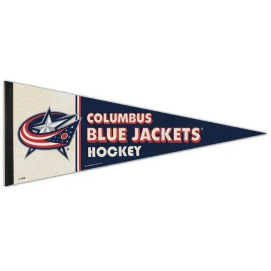Wincraft NHL Vintage Premium Pennant - Columbus Blue Jackets 12" x 30" - The Hockey Shop