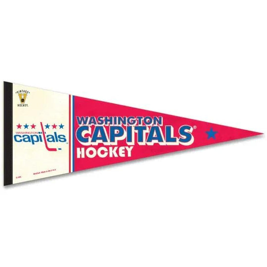 Wincraft NHL Vintage Premium Pennant - Washington Capitals 12" x 30" - The Hockey Shop