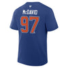 Edmonton Oilers Fanatics Authentic Name & Number Mens Shirt - Connor McDavid