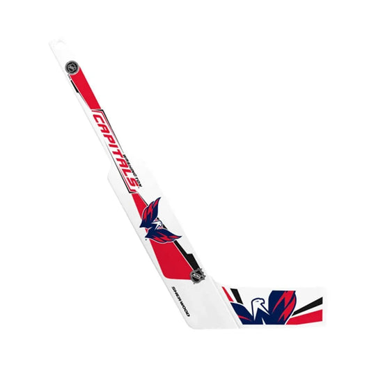 Washington Capitals Inglasco NHL Goalie Mini Hockey Stick White - The Hockey Shop