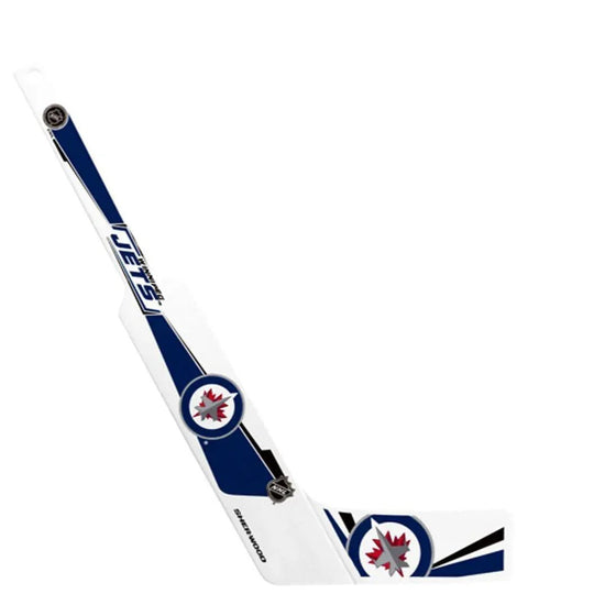 Winnipeg Jets Inglasco NHL Goalie Mini Hockey Stick White - The Hockey Shop