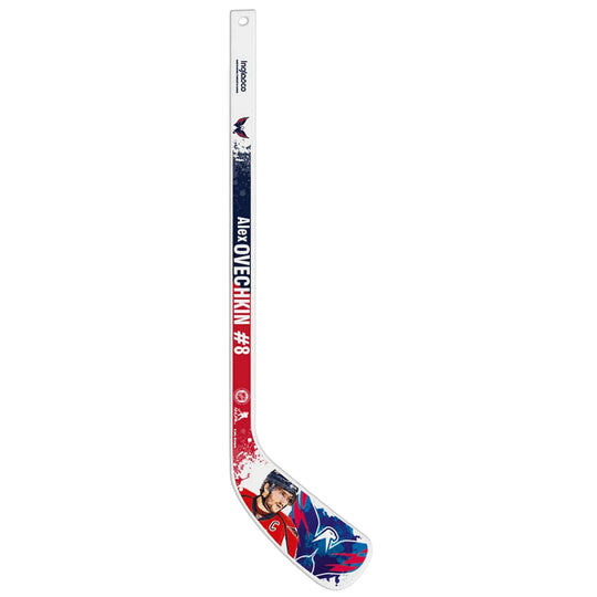 Inglasco NHL Player Mini Hockey Stick - White Alex Ovechkin / Mini Stick - The Hockey Shop