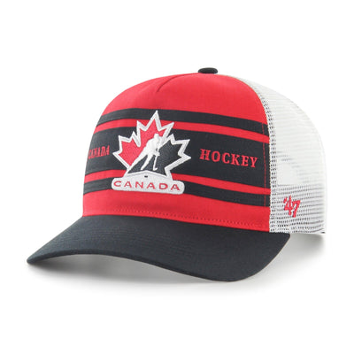47 Brand Double Header Super Stripe Hitch Adjustable Hat - Hockey Canada - TheHockeyShop.com