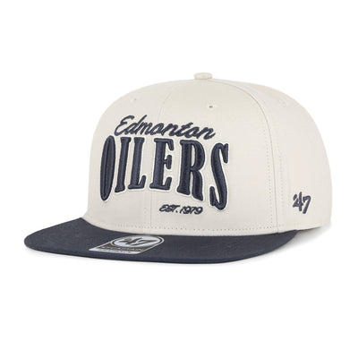 47 Brand NHL Chandler Captain Hat - Edmonton Oilers - TheHockeyShop.com