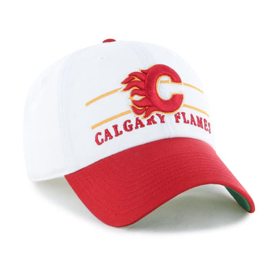 47 Brand NHL Clean Up Double Header Adjustable Hat - Calgary Flames - TheHockeyShop.com
