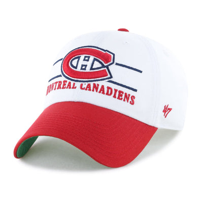 47 Brand NHL Clean Up Double Header Adjustable Hat - Montreal Canadiens - TheHockeyShop.com