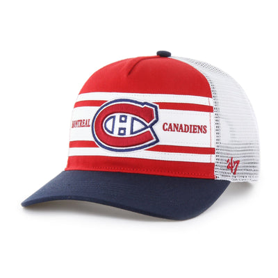 47 Brand NHL Double Header Super Stripe Hitch Adjustable Hat - Montreal Canadiens - TheHockeyShop.com