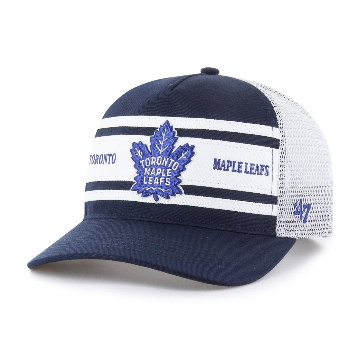 47 Brand NHL Double Header Super Stripe Hitch Adjustable Hat - Toronto Maple Leafs - TheHockeyShop.com