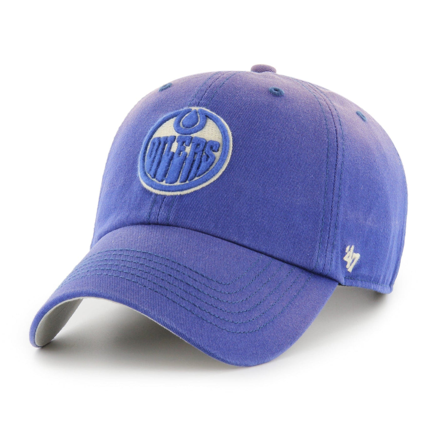 47 Brand NHL Dusted Clean Up Hat - Edmonton Oilers - TheHockeyShop.com