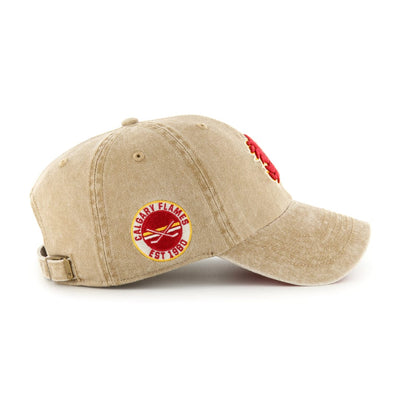 47 Brand NHL Earldor Clean Up  Adjustable Hat - Calgary Flames - TheHockeyShop.com