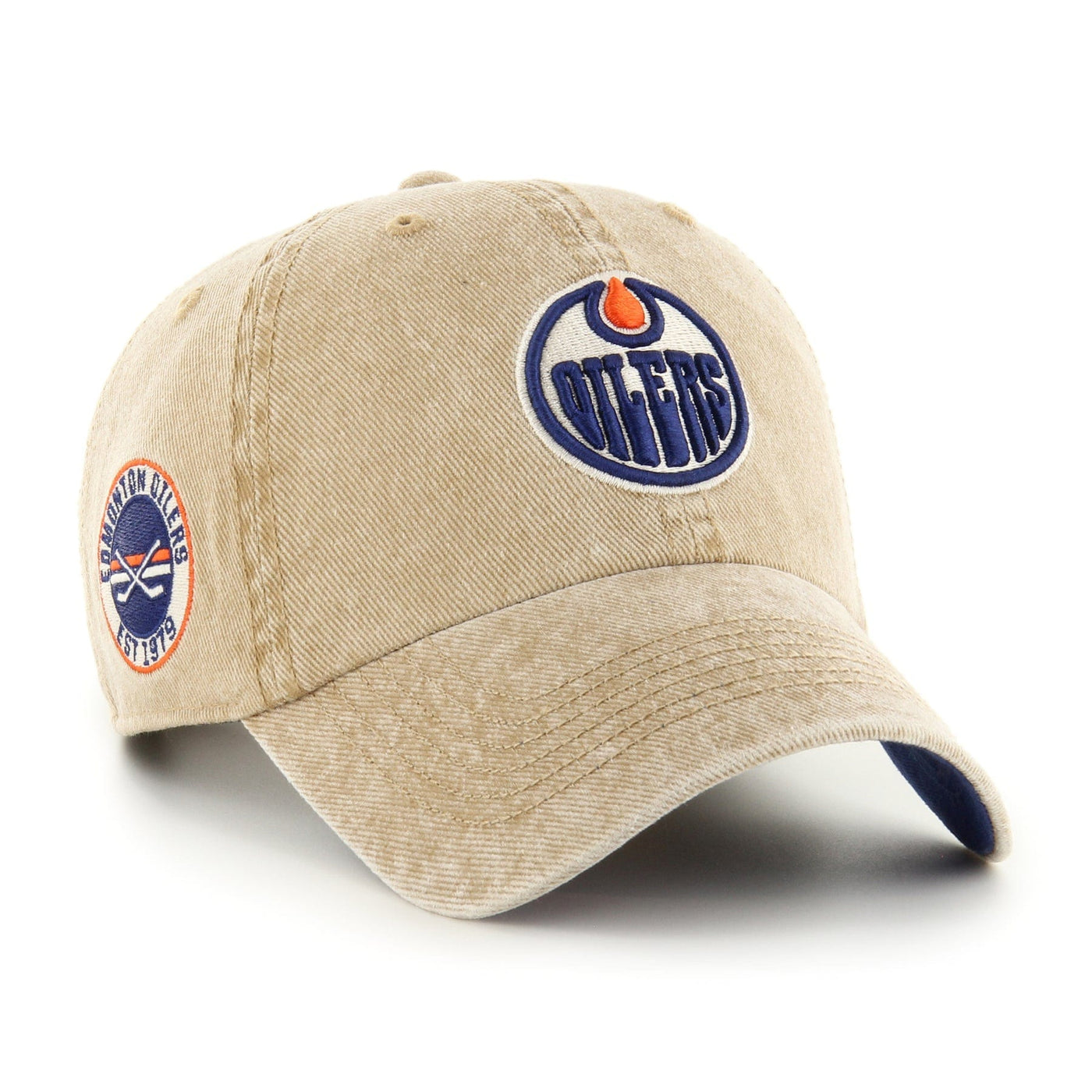 47 Brand NHL Earldor Clean Up  Adjustable Hat - Edmonton Oilers - TheHockeyShop.com