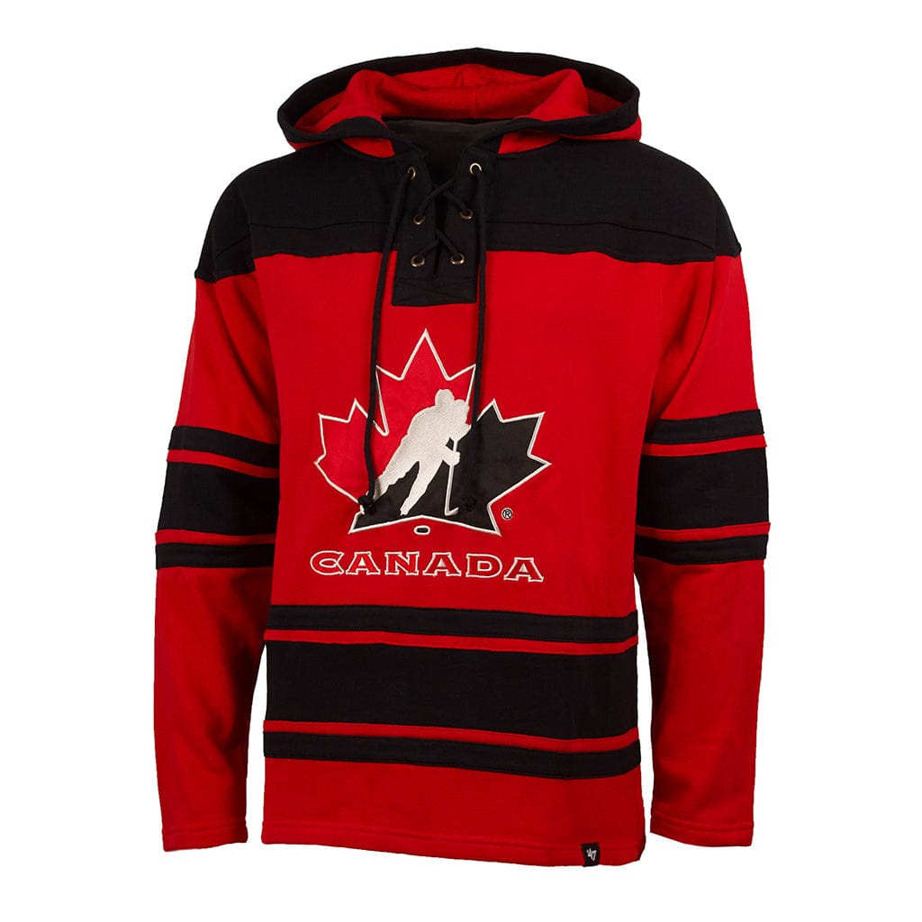 47 Brand Lacer Fleece Mens Hoody - Hockey Canada - TheHockeyShop.com