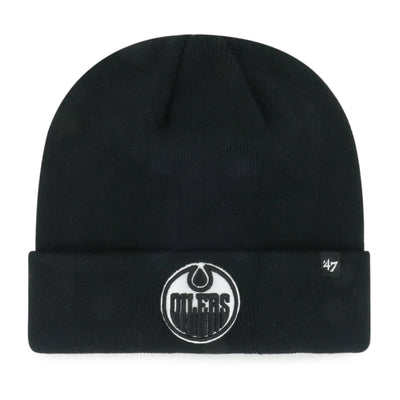 47 Brand NHL Attitude Raised Cuff Knit Toque - Edmonton Oilers - TheHockeyShop.com